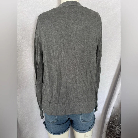 Old Navy Cardigan Sweater Knit Open Front Casual Comfy Gray M - Picture 5 of 5